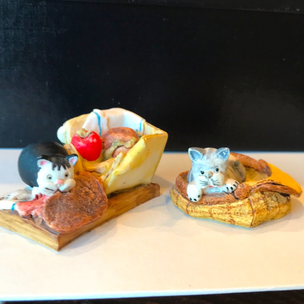 Peter Fagan Cat Figures Hand Painted Made in Scotland